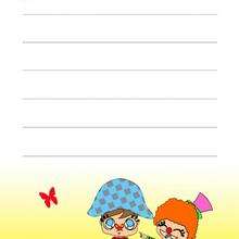 Carnival themed writing paper - Kids Craft - WRITING PAPERS - Writing papers