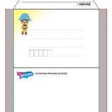 Carnival - Kids Craft - WRITING PAPERS - Envelopes with hellokids motifs