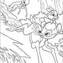 Bambi 10 coloring page