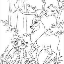 Bambi 11 coloring page