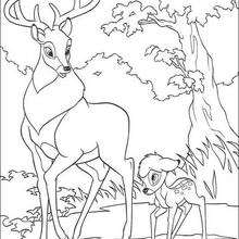 Bambi 16 coloring page