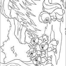 Bambi's friends 6 coloring page