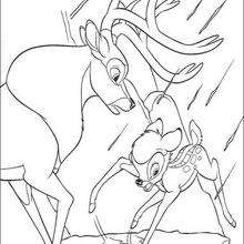 Bambi 24 coloring page
