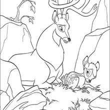 Bambi 25 - Coloring page - DISNEY coloring pages - BAMBI coloring pages