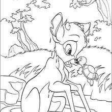 Bambi 27 - Coloring page - DISNEY coloring pages - BAMBI coloring pages