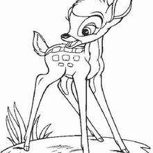 Bambi 32 - Coloring page - DISNEY coloring pages - BAMBI coloring pages