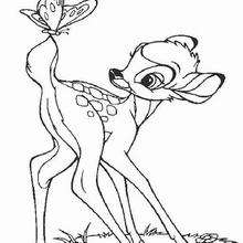 Bambi 34 - Coloring page - DISNEY coloring pages - BAMBI coloring pages