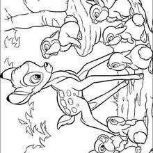 Bambi 38 - Coloring page - DISNEY coloring pages - BAMBI coloring pages