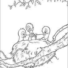 Bambi's friends 4 coloring page