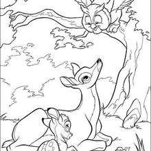 Bambi 41 - Coloring page - DISNEY coloring pages - BAMBI coloring pages