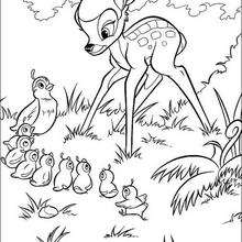 Bambi 43 coloring page
