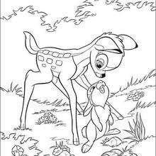 Bambi 47 - Coloring page - DISNEY coloring pages - BAMBI coloring pages