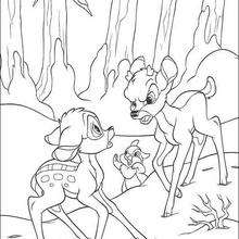 Bambi  5 coloring page