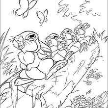 Bambi 53 - Coloring page - DISNEY coloring pages - BAMBI coloring pages