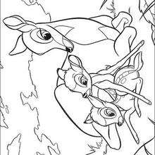 Bambi 54 coloring page