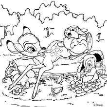 Bambi 64 coloring page