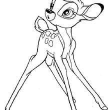 Bambi 65 - Coloring page - DISNEY coloring pages - BAMBI coloring pages