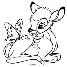 Bambi 66 - Coloring page - DISNEY coloring pages - BAMBI coloring pages
