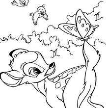 Bambi 70 coloring page