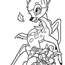 Bambi 71 - Coloring page - DISNEY coloring pages - BAMBI coloring pages
