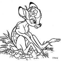 Bambi 72 - Coloring page - DISNEY coloring pages - BAMBI coloring pages