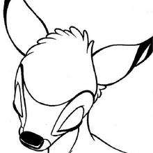 Bambi 80 coloring page