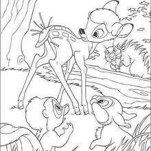 Bambi  9 coloring page