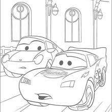 tow mater and lightning mcqueen coloring pages