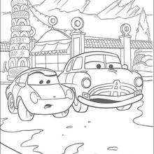 disney cars 2 all characters coloring pages