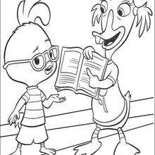 Chicken Little 10 - Coloring page - DISNEY coloring pages - Chicken Little coloring pages