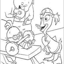 Chicken Little 18 - Coloring page - DISNEY coloring pages - Chicken Little coloring pages