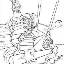 Chicken Little 22 - Coloring page - DISNEY coloring pages - Chicken Little coloring pages