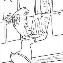 Chicken Little 26 - Coloring page - DISNEY coloring pages - Chicken Little coloring pages