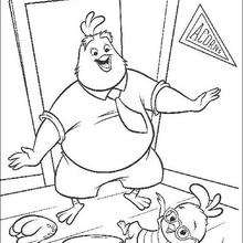Chicken Little 29 - Coloring page - DISNEY coloring pages - Chicken Little coloring pages