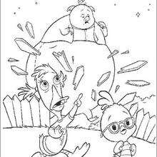 Chicken Little 34 - Coloring page - DISNEY coloring pages - Chicken Little coloring pages