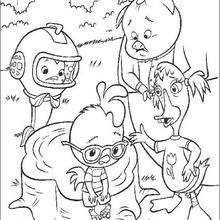 Chicken Little 54 - Coloring page - DISNEY coloring pages - Chicken Little coloring pages
