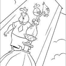 Chicken Little 64 - Coloring page - DISNEY coloring pages - Chicken Little coloring pages