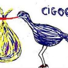 Stork - Drawing for kids - KIDS drawings - ANIMAL drawings for kids - BIRD drawings