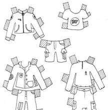 Clothes for boy model coloring page - Coloring page - GIRL coloring pages - PAPER DOLL CLOTHES