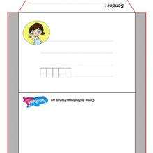 Equitation - Kids Craft - WRITING PAPERS - Envelopes with hellokids motifs