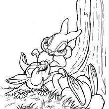 Bambi's friends 1 - Coloring page - DISNEY coloring pages - BAMBI coloring pages
