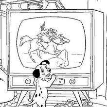 TV - Coloring page - DISNEY coloring pages - 101 Dalmatians coloring pages