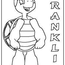 Cute Franklin coloring page