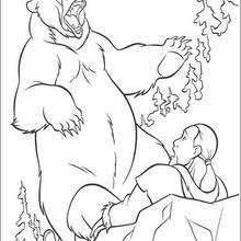 Brother Bear 16 - Coloring page - DISNEY coloring pages - Brother Bear coloring book pages