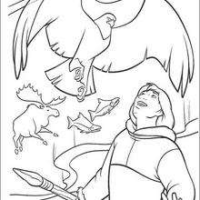 Brother Bear 21 - Coloring page - DISNEY coloring pages - Brother Bear coloring book pages