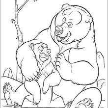 Brother Bear 24 - Coloring page - DISNEY coloring pages - Brother Bear coloring book pages