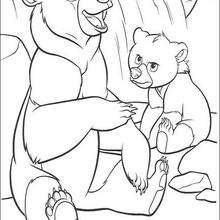 Brother Bear 26 - Coloring page - DISNEY coloring pages - Brother Bear coloring book pages