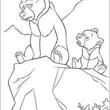 Brother Bear 27 - Coloring page - DISNEY coloring pages - Brother Bear coloring book pages