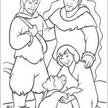 Brother Bear 36 - Coloring page - DISNEY coloring pages - Brother Bear coloring book pages