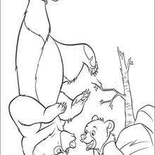 Brother Bear  4 - Coloring page - DISNEY coloring pages - Brother Bear coloring book pages
